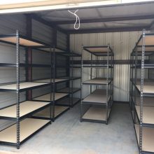 Shelving Equipped Self-Storage Unit
